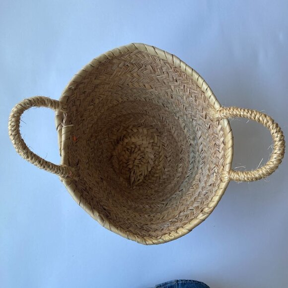 2 Bohemia Sequin Storage Baskets Small Silver (NWT) Large Multi-colored - Picture 5 of 9